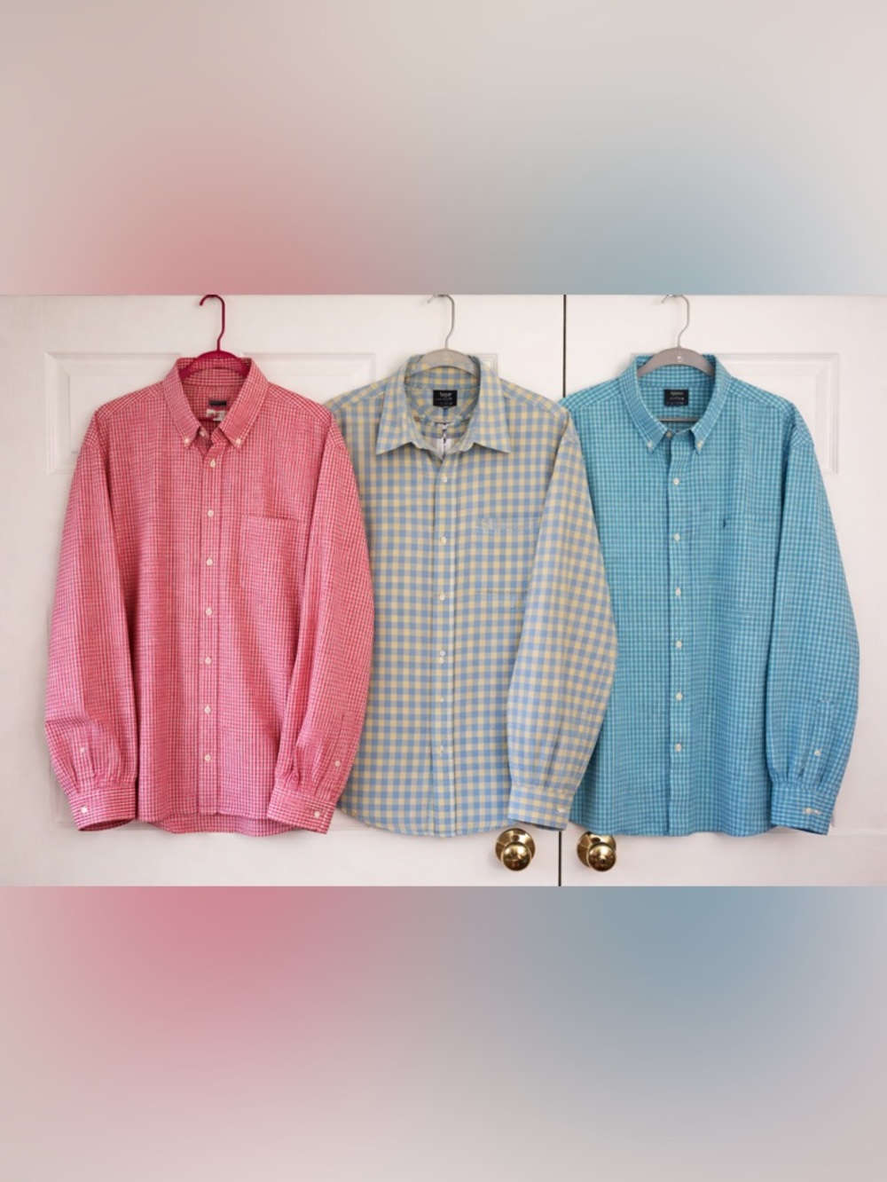 Men’s Button Down Shirt Bundle (3) Size XXL Jos A. Banks and Izod Brands